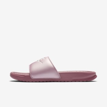 Nike Benassi - Női Szandál - Szürke/Lila/Fehér